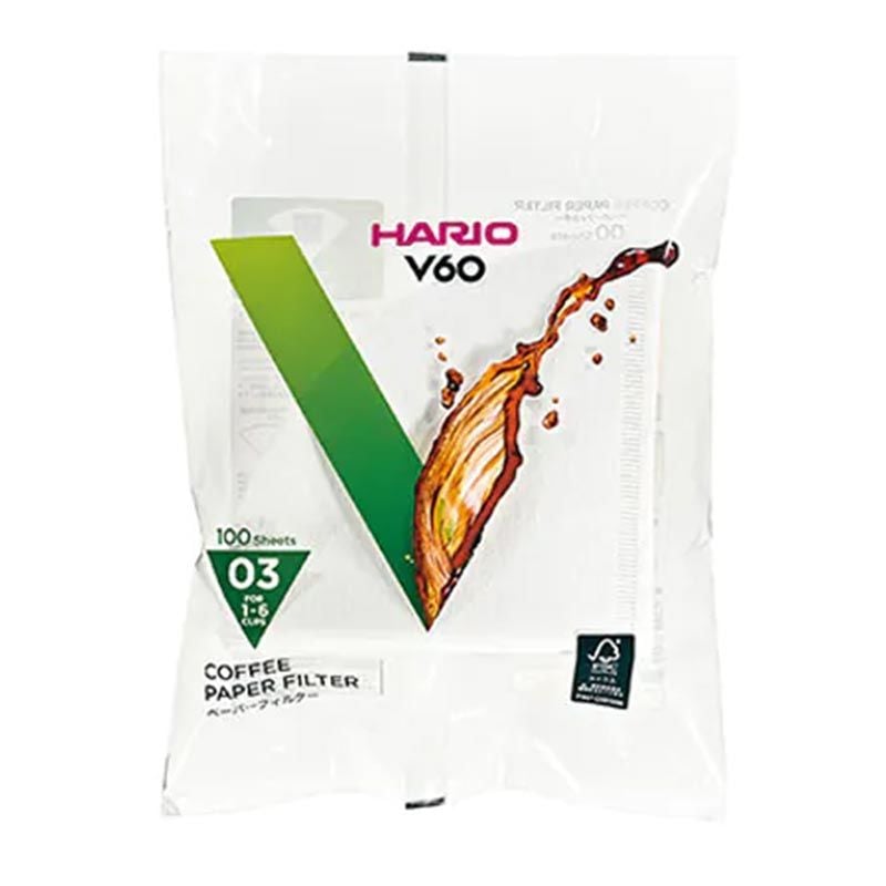 Hario V60 03 Dripper Filtresi (100 adet)