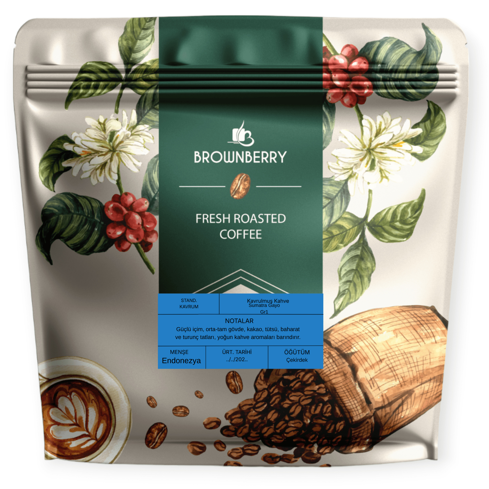 Sumatra Gayo Gr1 Kahve Kavrulmuş