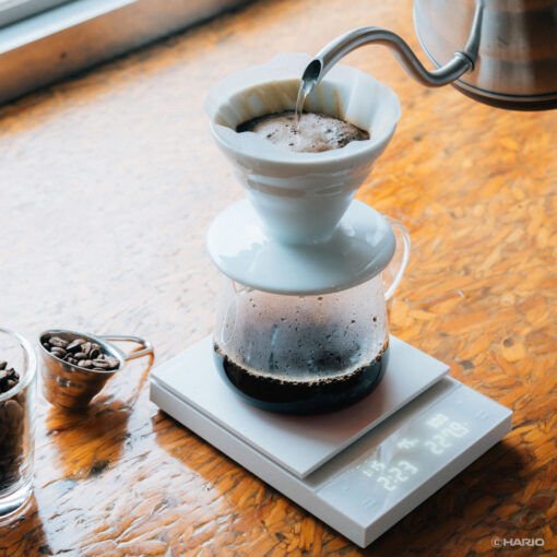 Hario POLARIS Kahve Tartısı “Beyaz”